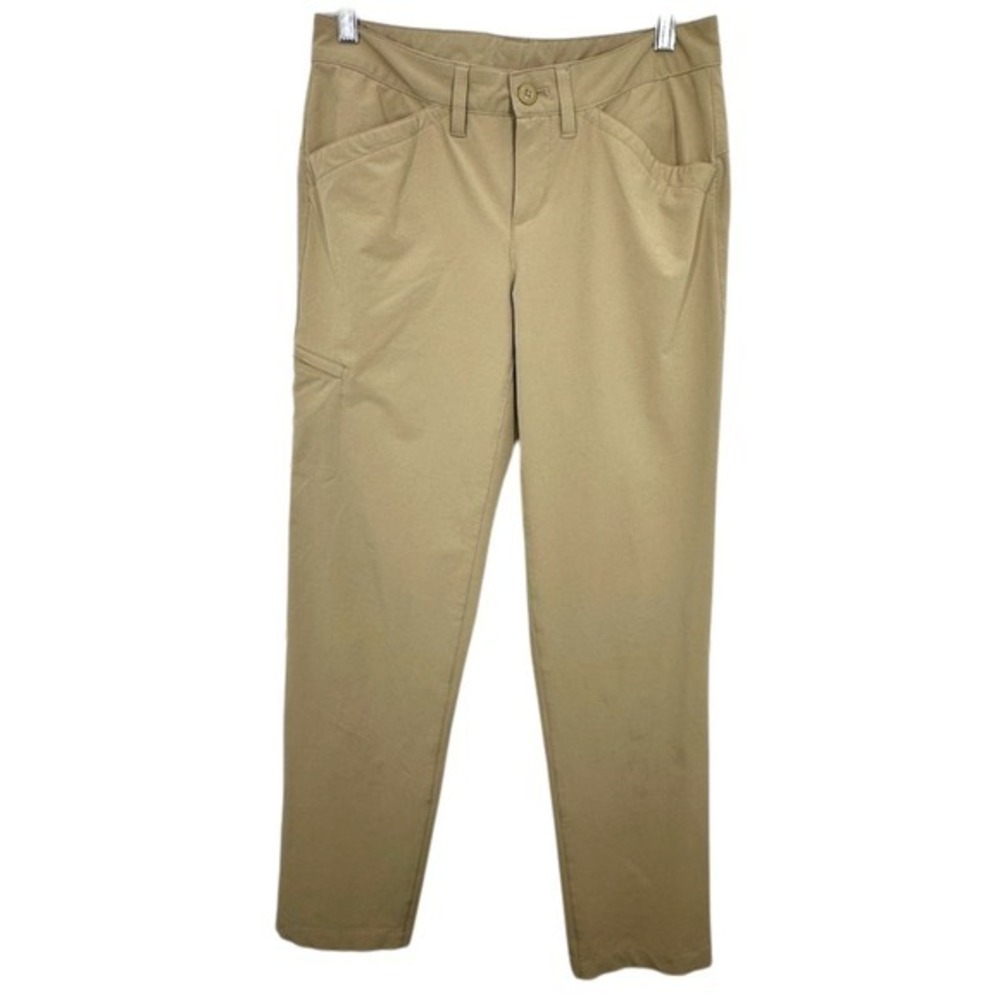 Eddie Bauer Women's Size 2 Khaki Convertible Cargo Hiking Pants Outdoors Camping